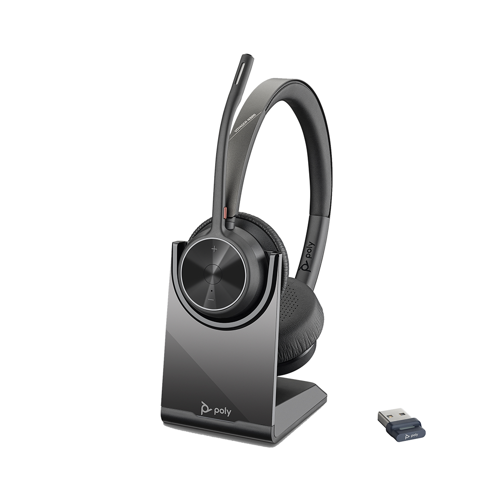 POLY VOYAGER 4320 UC USB-C, CHARGE STAND, MONO BLUETOOTH HEADSET WITH BT700