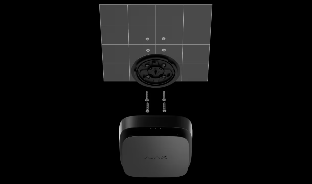 SmartBracket panel with an adjustable rotation angle — no need to disassemble the enclosure