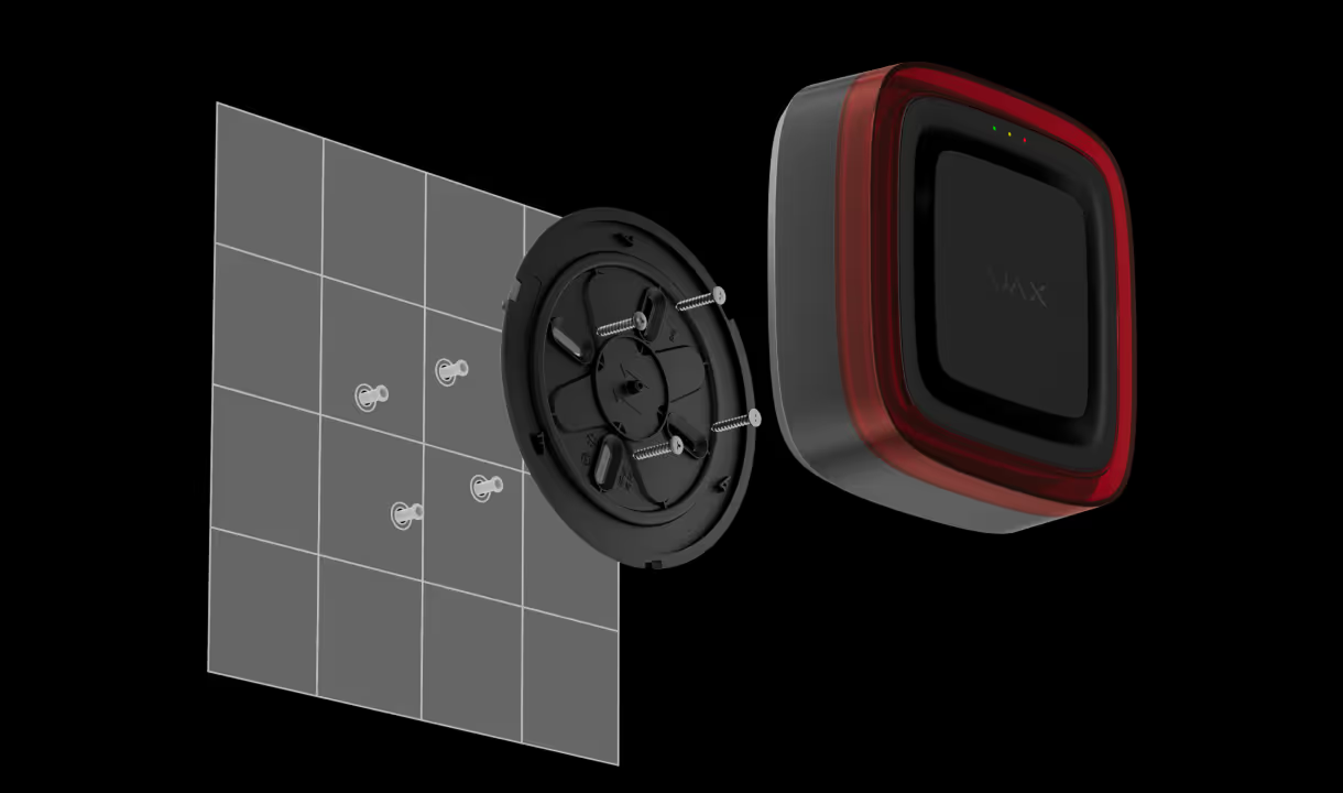 The device is mounted easily onto the SmartBracket panel — no need to disassemble the enclosure. Installers can also fine-tune positioning by rotating the device up to 90 degrees. For added security, the complete set includes an optional lock to help prevent unauthorized removal.